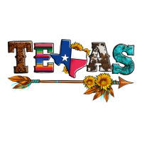 texas with arrow and sunflowers | Teevron