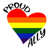 Proud Ally Lgbt Heart Gay Pride Month Premium Tee | Teevron