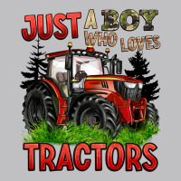 Just A Boy Who Loves Tractors Red Tractor Classic Tee | Teevron