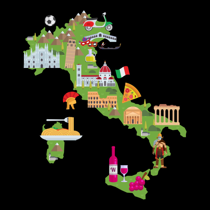 Italy Map Premium Tee by artisFamous | Teevron