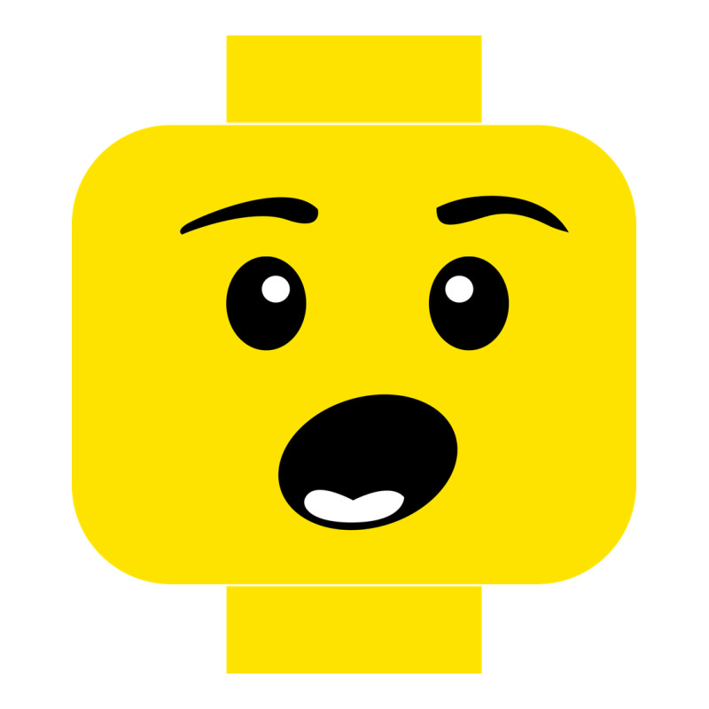 Surprised Expression Lego Head Premium Tee by artisFamous | Teevron