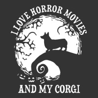 i love horror movies and my corgi funny corgi | Teevron