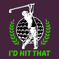 Id Hit That Funny Golfing Golf Premium Tee | Teevron