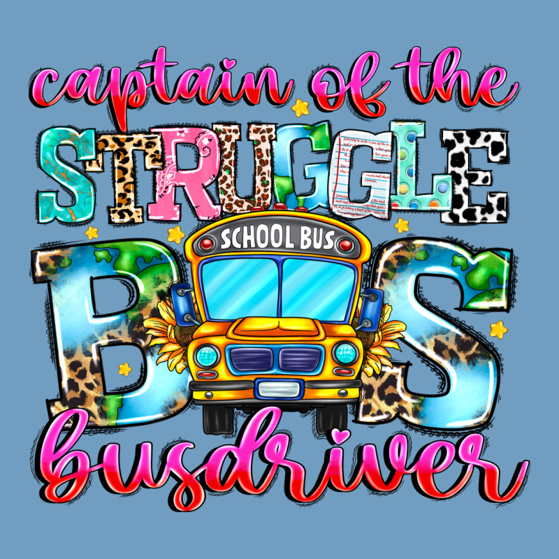 Captain Of The Struggle Bus Bus Urban Heavy Tee by CowhideDigitalArt | Teevron