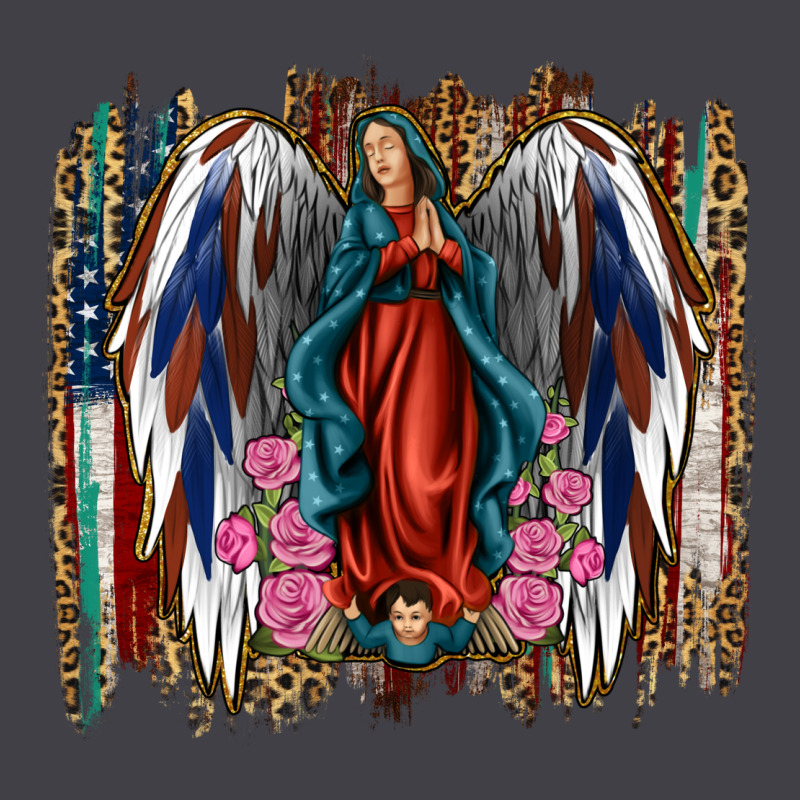 Lady Of Guadalupe Th Of July Heavyweight Hoodie by Jasminsmagicworld | Teevron