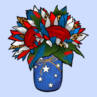 Patriotic Sunflower In A Jar Urban Heavy Tee | Teevron
