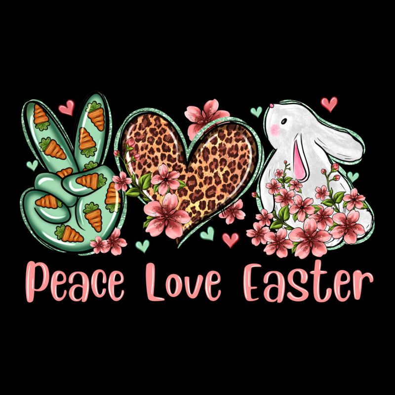 Easter Day Peace Love Easter Heavy Core Tee by OliviaCreatesArt | Teevron