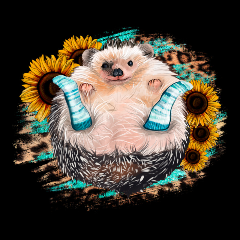 Sunflower Leopard Hedgehog Urban Hoodie by Jasminsmagicworld | Teevron