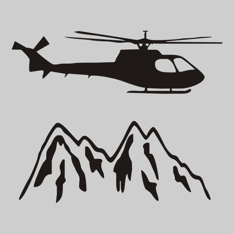 Mountain Rescue Helicopter Funny Premium Tee by artisFamous | Teevron