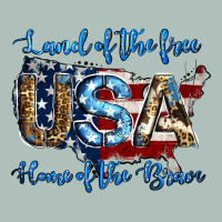 Land Of The Free Home Of The Brave American Flag Background Heavyweight Hoodie | Teevron