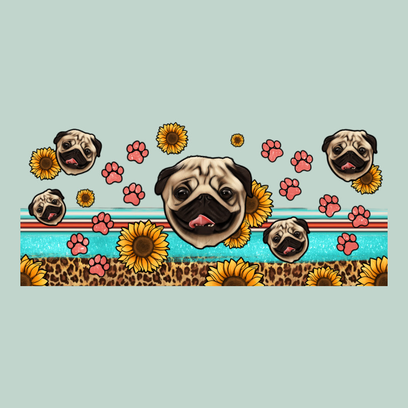 Western Pug Dogs Zipper Hoodie by Jasminsmagicworld | Teevron