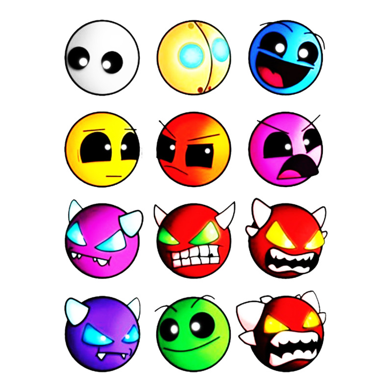 Geometry Dash Difficulty  Faces Premium Tee by artisFamous | Teevron