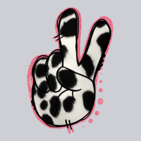 Black White Dalmatian Peace Sign Heavyweight Sweatshirt | Teevron