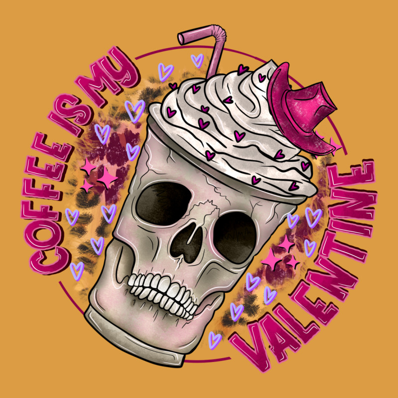 Coffee Is My Valentine Urban Heavy Tee by CowhideDigitalArt | Teevron