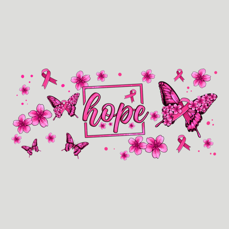 Hope Breast Cancer Butterfly Zipper Hoodie by Jasminsmagicworld | Teevron