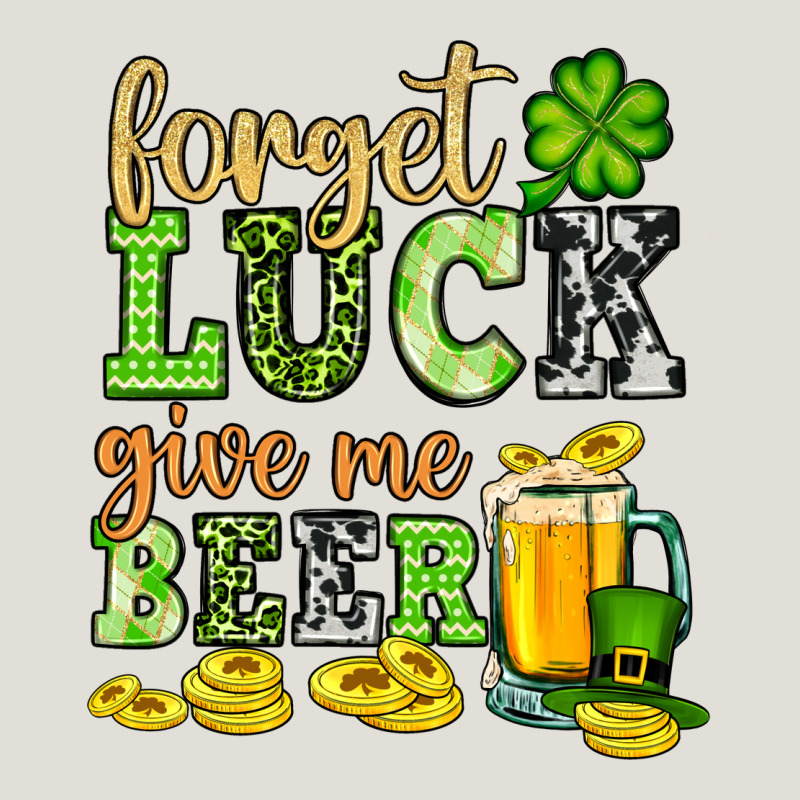 St. Patrick's Forget Luck Give Me Beer Heavy Core Tee by OliviaCreatesArt | Teevron