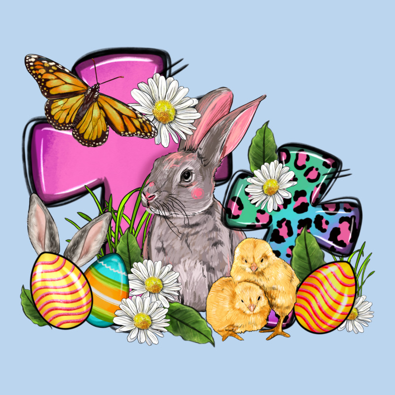 Easter Rabbits And Cross Classic Tee by OliviaCreatesArt | Teevron