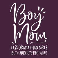 Boy Mom Less Drama Than Girls But Harder To Premium Tee | Teevron