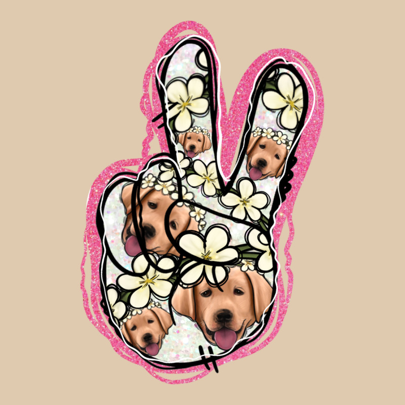 Jack Russel Peace Sign Heavyweight Sweatshirt by Jasminsmagicworld | Teevron