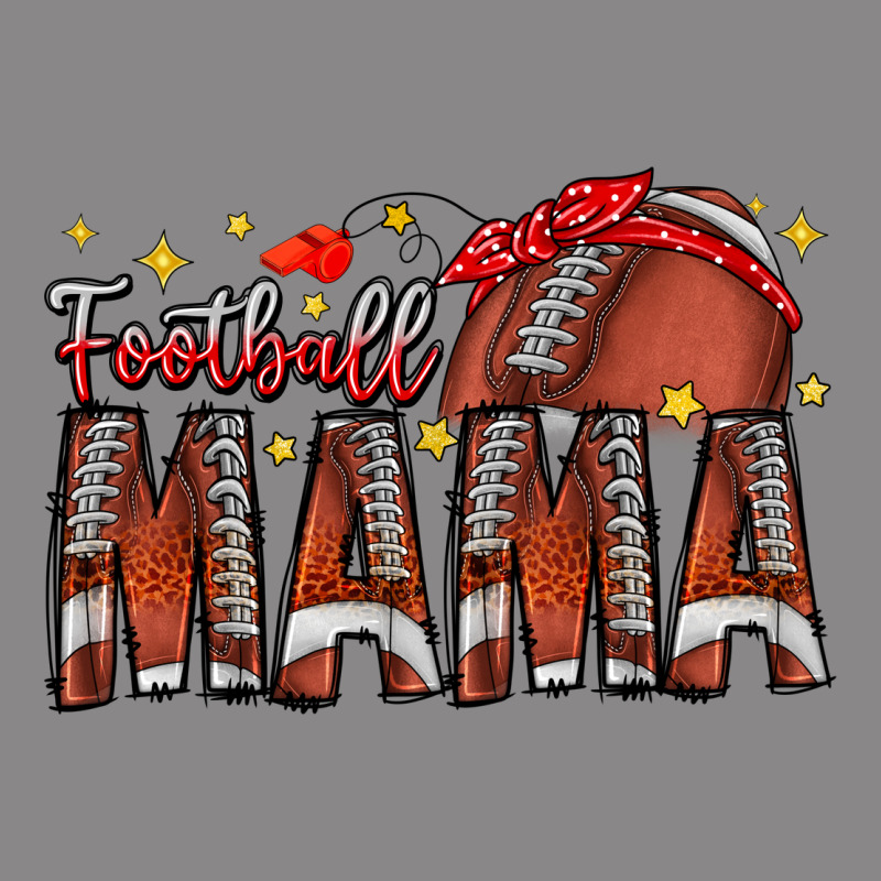 Football Mama Vintage Tee by CowhideDigitalArt | Teevron