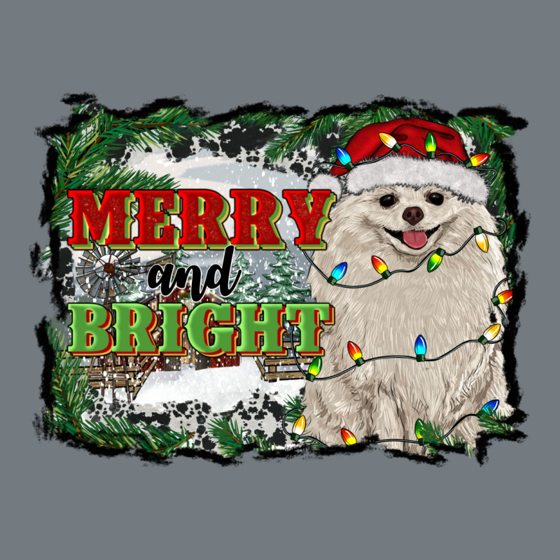 Merry And Bright Pomeranian Heavyweight Sweatshirt by RanaPortraitStore | Teevron