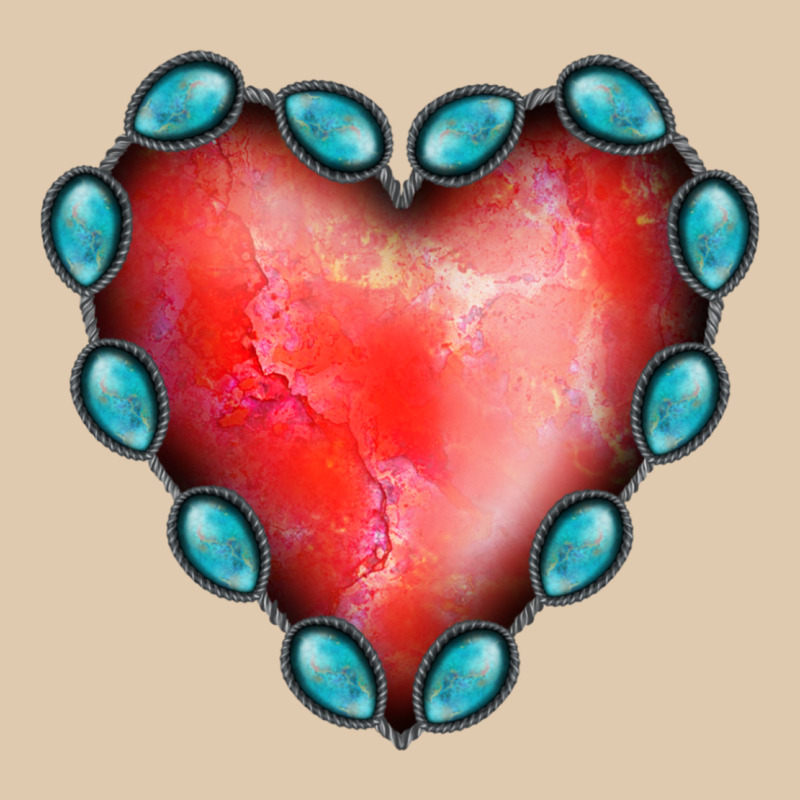 Gemstone Red Heart Heavyweight Sweatshirt by Jasminsmagicworld | Teevron