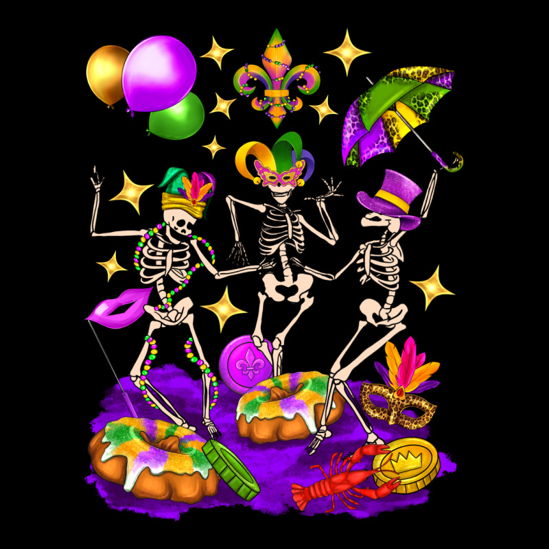 Mardi Gras Skeletons Premium Tee by BundleAndBundleShop | Teevron