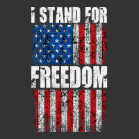 I STAND FOR FREEDOM WITH A DISTRESSED AMERICAN FLAG | Teevron
