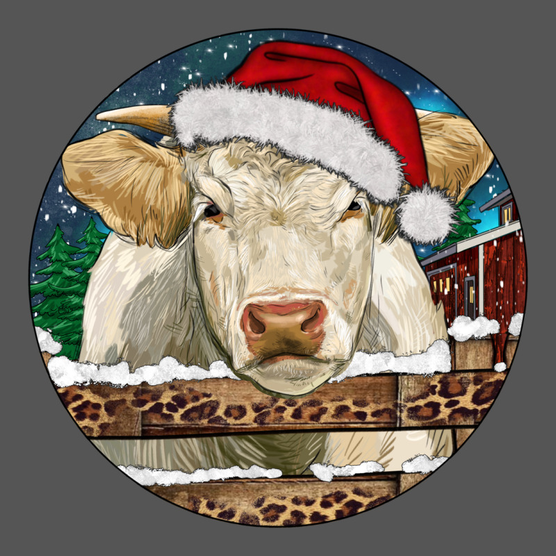 Charolais Cow Christmas Zipper Hoodie by RanaPortraitStore | Teevron