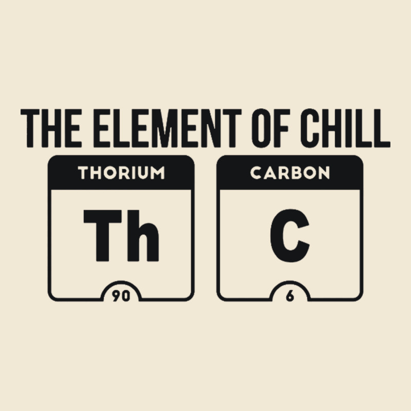Mens The Element Of Chill Thc Marijuana Joke Black Premium Tee by artisFamous | Teevron