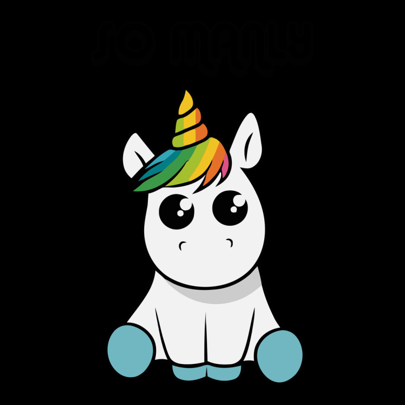 So Manly Funny Unicorn Premium Tee by artisFamous | Teevron