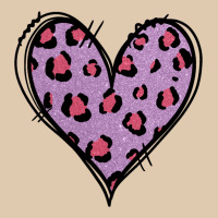 Glitter Purple Leopard Heart Heavyweight Sweatshirt | Teevron