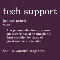 Funny Tech Support Definition Premium Tee | Teevron
