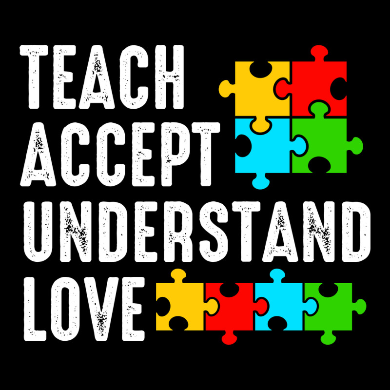 Teach Accept Understand Love Ladies Tee by CowhideDigitalArt | Teevron