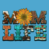 Western Cowhide Leopard Turquoise  Leather Aztec Sunflower Mom Premium Hoodie | Teevron