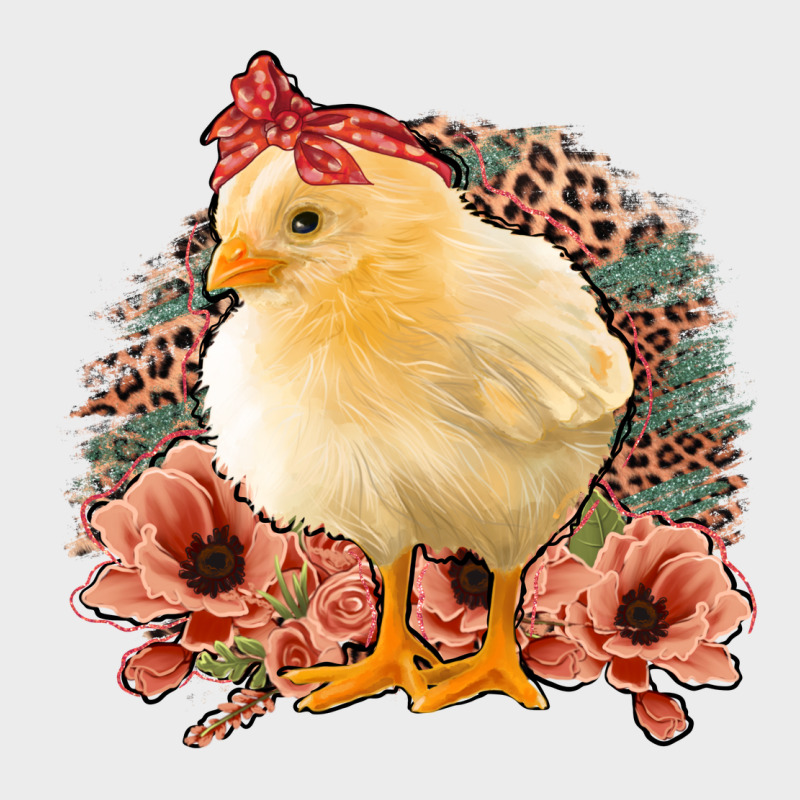 Chick With Flowers Feopard Urban Hoodie by Jasminsmagicworld | Teevron