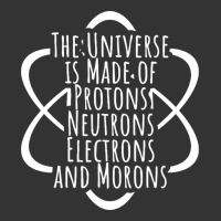 funny science geek universe is made of morons white | Teevron