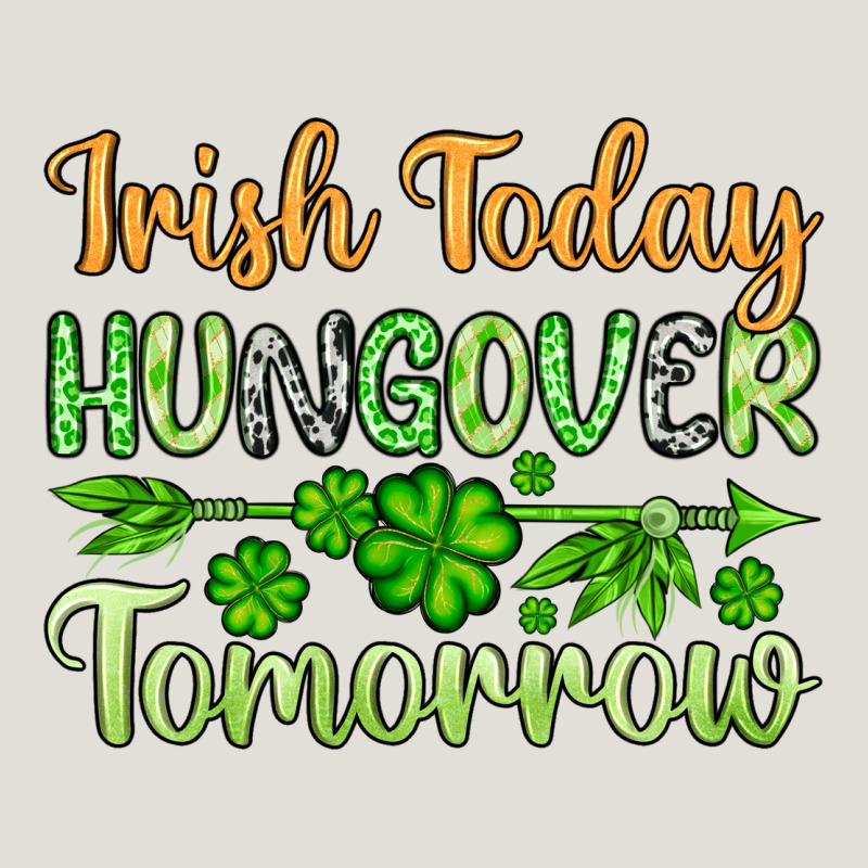 St. Patrick's Irish Today Hungover Tomorrow Heavy Core Tee by OliviaCreatesArt | Teevron