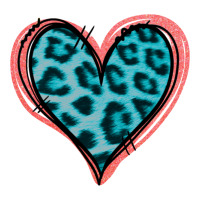 Blue Leopard Heart | Teevron