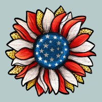 Patriotic Sunflower Heavy Core Tee | Teevron