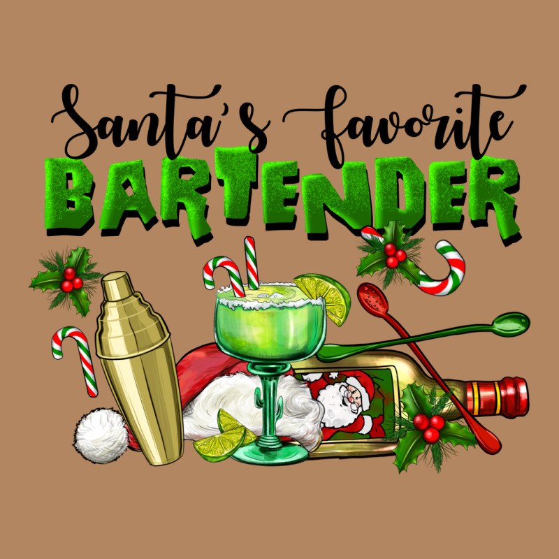 Santa's Favorite Bartender Long Sleeve Tee by LillyAllenDesigns | Teevron