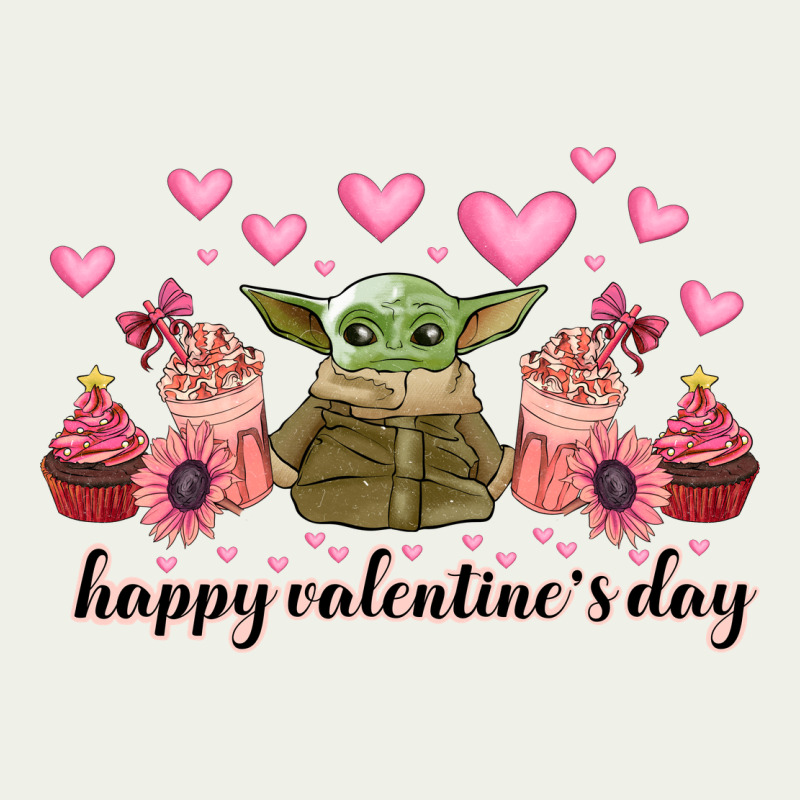 Happy Valentines Day Yoda Urban Heavy Tee by CowhideDigitalArt | Teevron