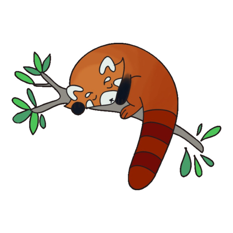 Red Panda Sleeping Premium Tee by artisFamous | Teevron