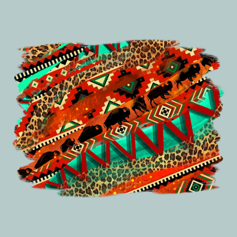 Western Aztec Background Pattern Heavy Core Tee by OliviaCreatesArt | Teevron