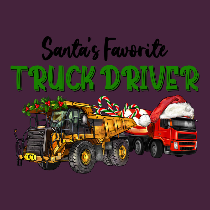 Santa's Favorite Truck Driver Long Sleeve Tee by LillyAllenDesigns | Teevron