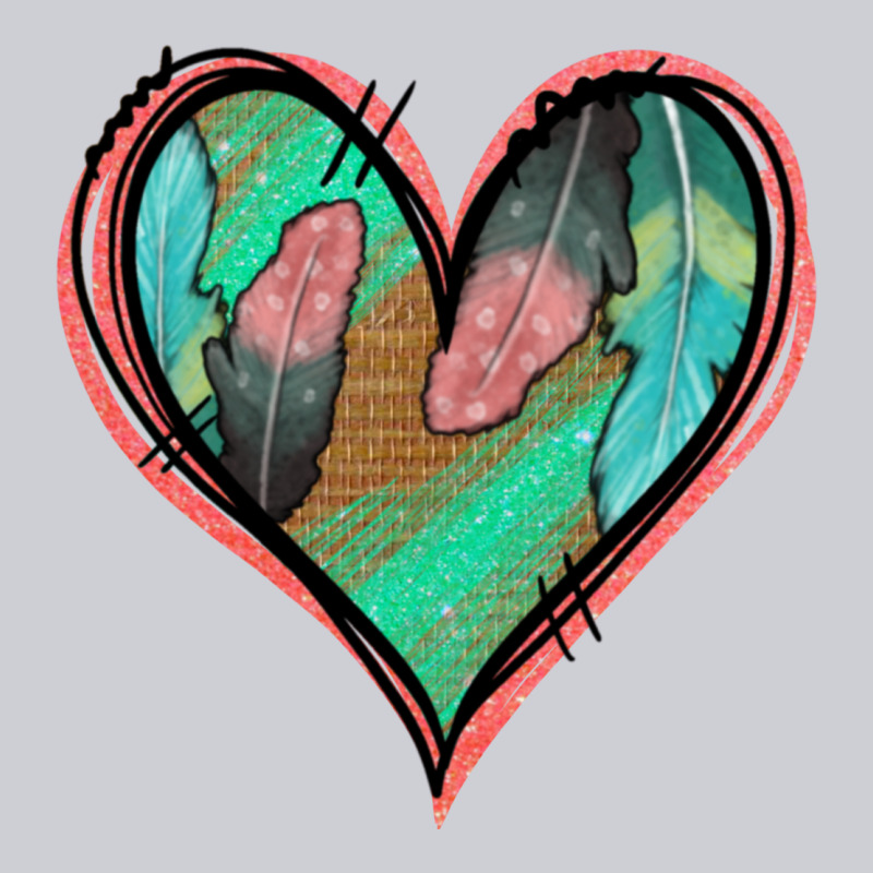 Feather Heart Heavyweight Sweatshirt by Jasminsmagicworld | Teevron