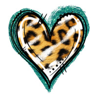 Glitter Leopard Heart | Teevron