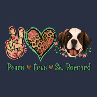 Peace Love St. Bernard Heavyweight Sweatshirt | Teevron