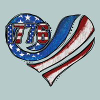 American Flag Heart Heavy Core Tee | Teevron