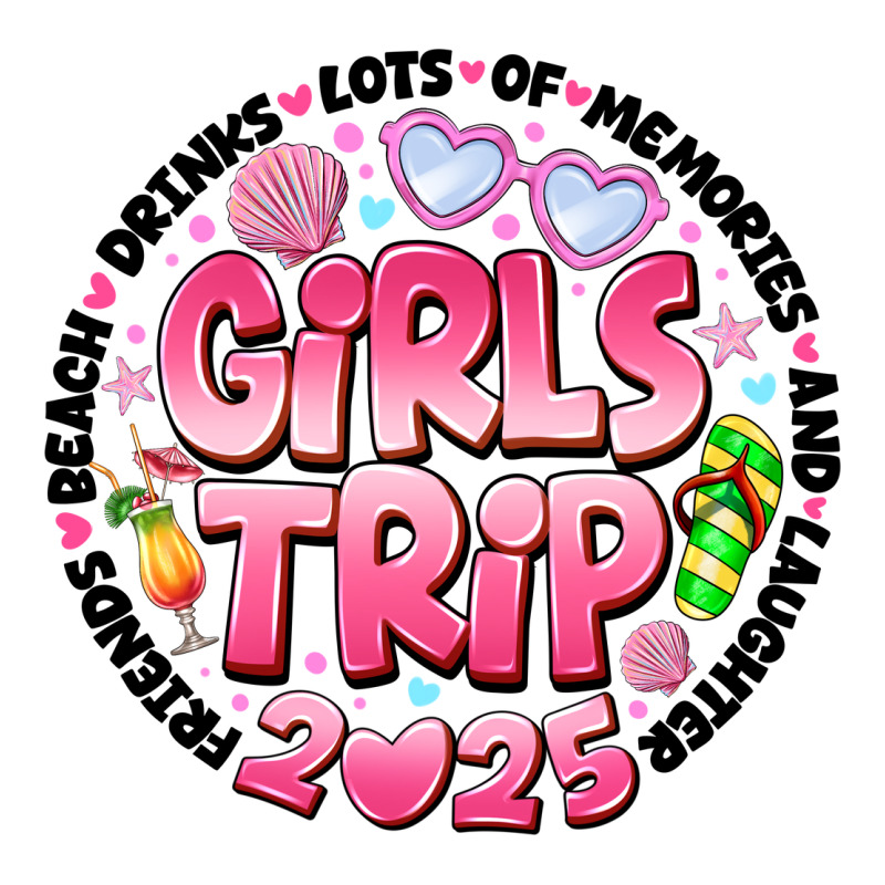 Grils Trip 2025 Ladies Tee by CowhideDigitalArt | Teevron